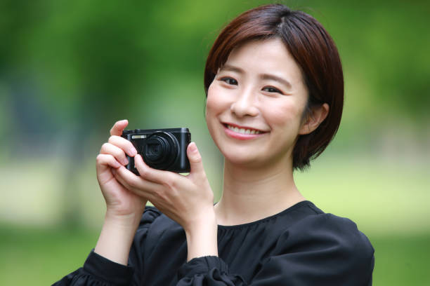 Woman taking a picture