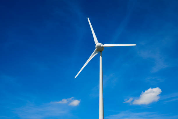 istock Wind generator turbines in sky 1361898927