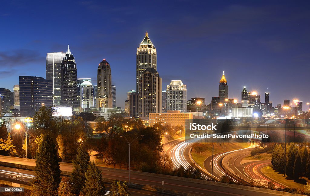 El centro de la ciudad de Atlanta - Foto de stock de Atlanta libre de derechos