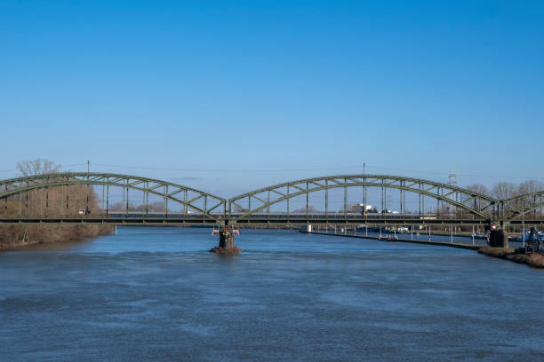 istock The railway bridge near Hochheim am Main / Germany 1361911802