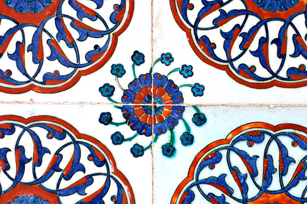 Turkish tile, Rustem Pasa Mosque, Istanbul, Turkey