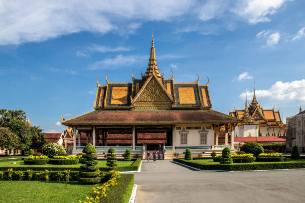 istock Royal palace at Phnom Penh 1361920750