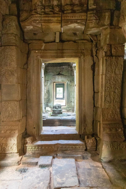istock Temple door at Angkor 1361922093