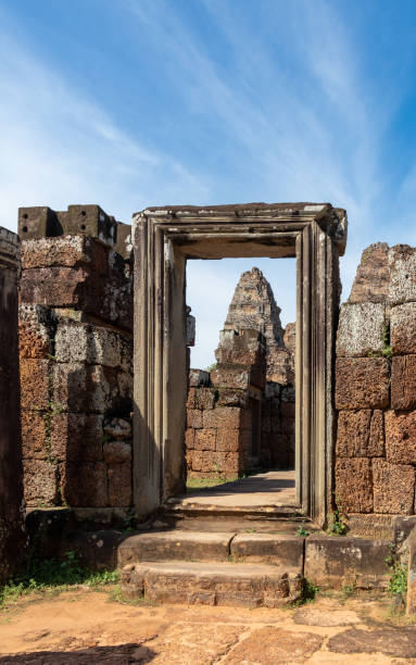 istock Temple door at Angkor 1361922199