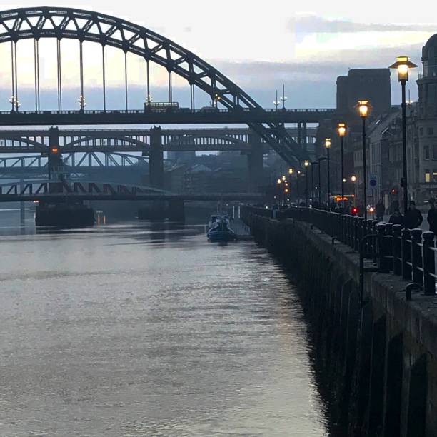 istock Tyne Bridge and quayside, Newcastle upon Tyne, England 1361923489