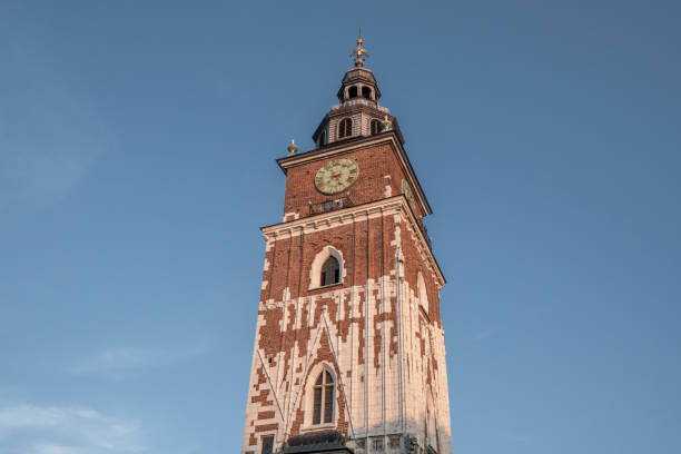 istock Town Hall Tower at Main Market Square - Krakow, Poland 1361923662