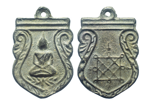Luang Phor Toh, Amulet from Wat Wihan Thong. Chai Nat Province, Thailand.