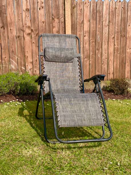 istock Reclining garden chair 1361928399