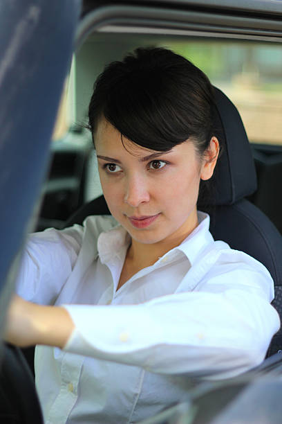 istock Woman is driving 136192985