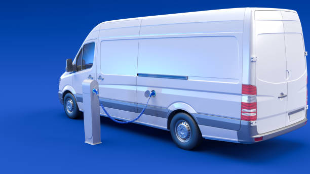 istock Electric van at charging station 1361932430