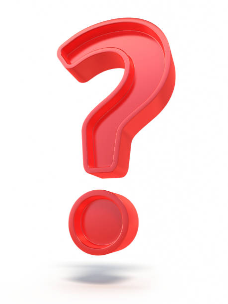istock Qestion mark red color white background 1361933951