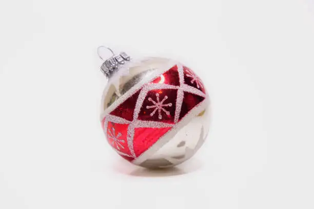 Circle Glass Christmas Ornament