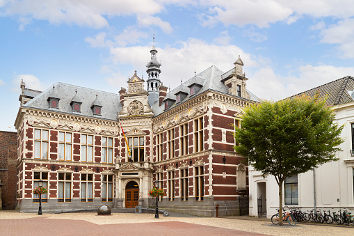 Utrecht University at Dom Square in Utrecht, Netherlands.
