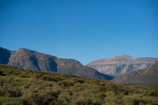 Cederberg Mountains approach from Citrusdal Side towards Sneeuberg