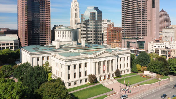 ohio state house, em columbus - city government town hall government building - fotografias e filmes do acervo