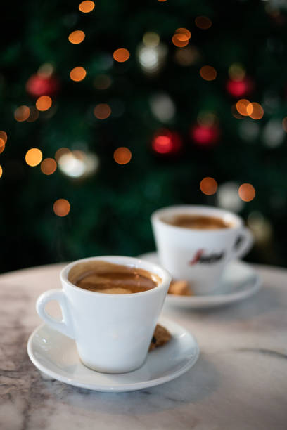 istock Espressos served with mini cookies 1361962731