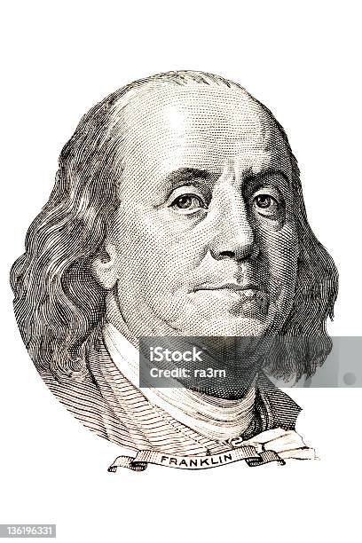 Benjamin Franklin Portrait Stock Illustration - Download Image Now - Benjamin Franklin, US Paper Currency, American One Hundred Dollar Bill