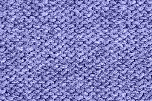 Gray knitted pattern, close-up