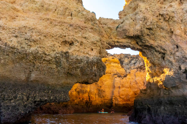 istock Lagos, Portugal, Atlantic Ocean Coastline, Cliffs, 1361965351