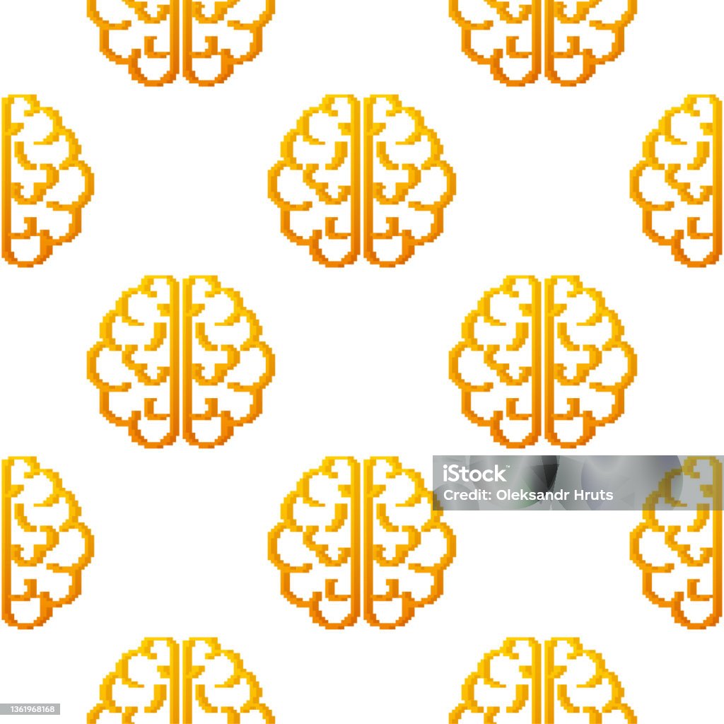 Human Brain Pattern Thinking Process Brainstorming Good Idea Brain ...
