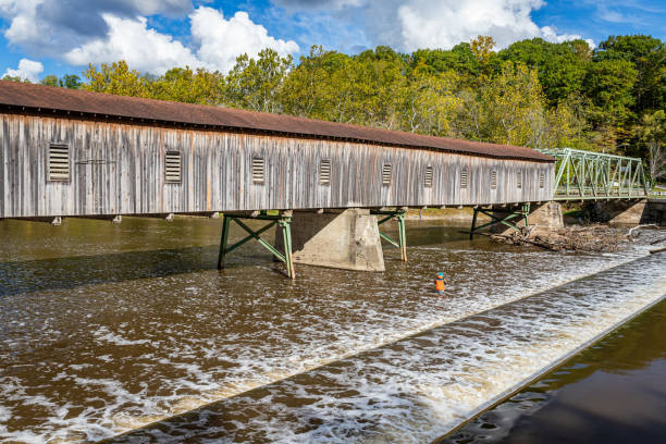 istock Harpersfield Covered Bridge Ashtabula County Ohio 1361968261