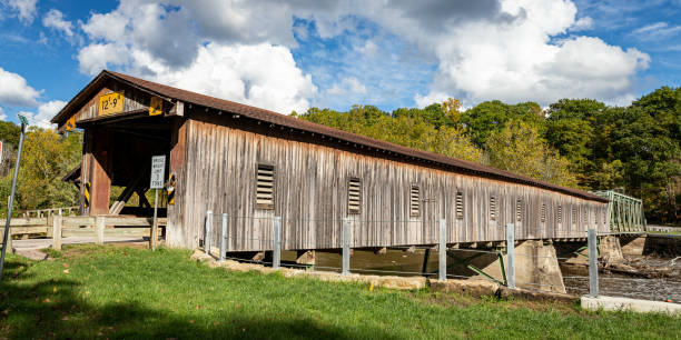 istock Harpersfield Covered Bridge Ashtabula County Ohio 1361968903