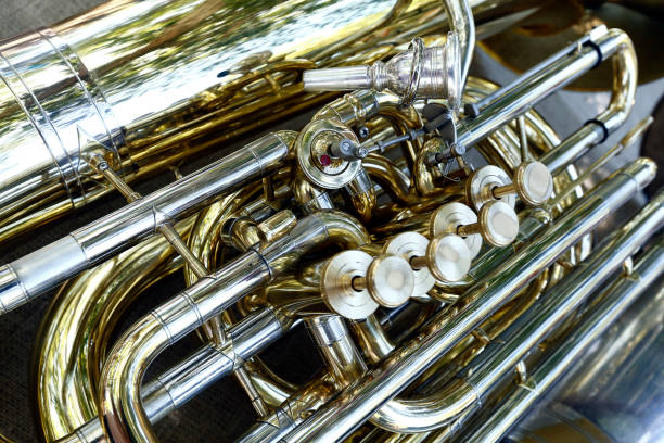 istock Detail of wind instrument 1361972008