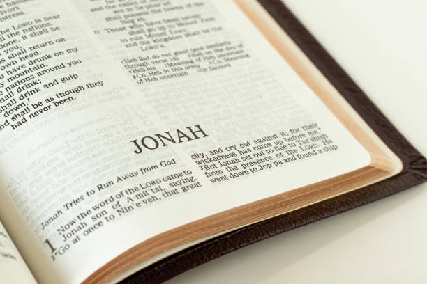 istock Prophet Jonah Bible Book on white background 1361981566