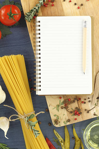 istock Recipe book for pasta 136198442