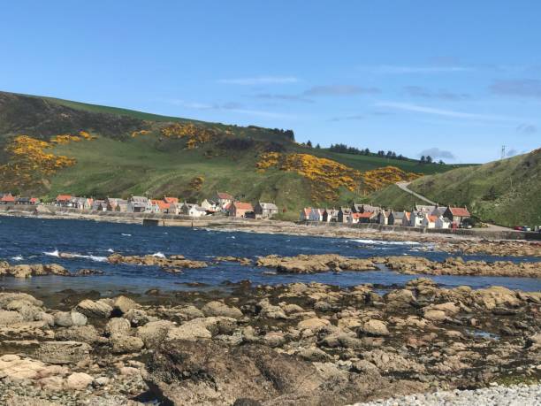 istock Crovie from the Gamrie walkway 1361985902