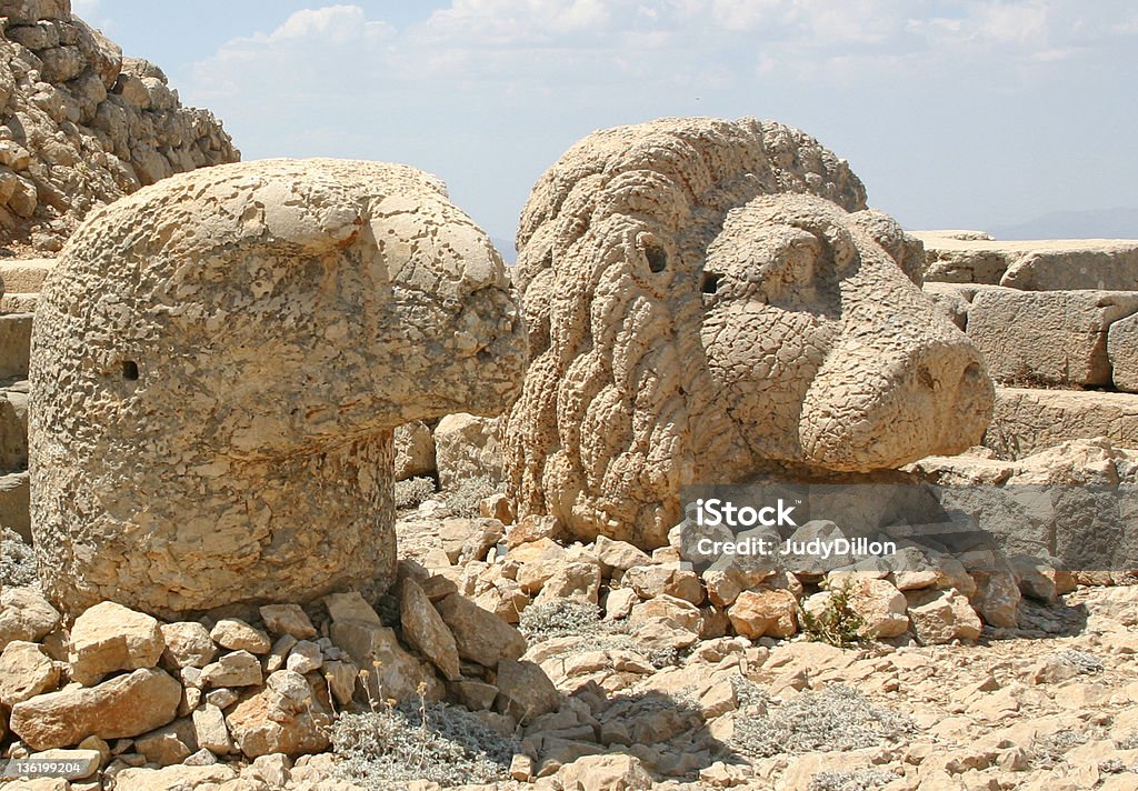 책임자 끼우개 Nemrut - 로열티 프리 고고학 스톡 사진