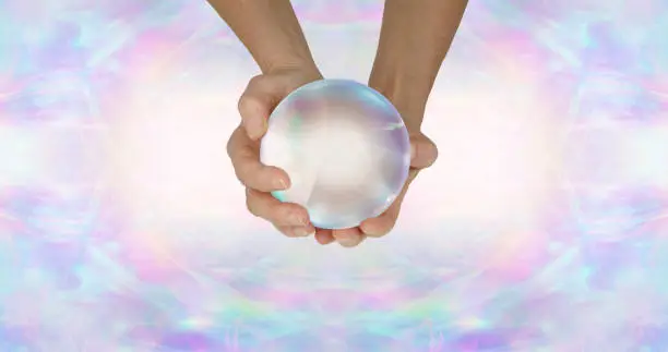 Photo of Fortune Teller's crystal ball header background