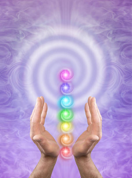 istock Sending Chakras Spiral energy healing 1361993028