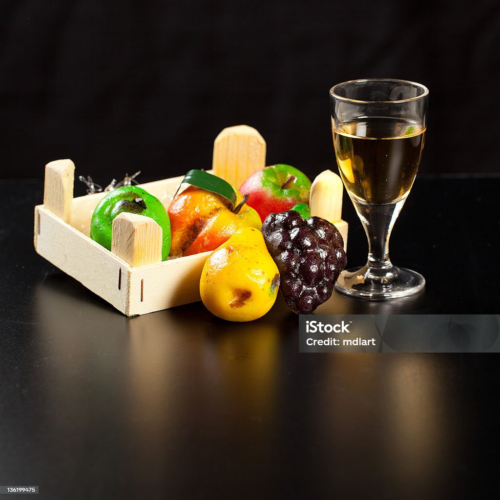 Sweet marzipan Obst - Lizenzfrei Alkoholisches Getränk Stock-Foto