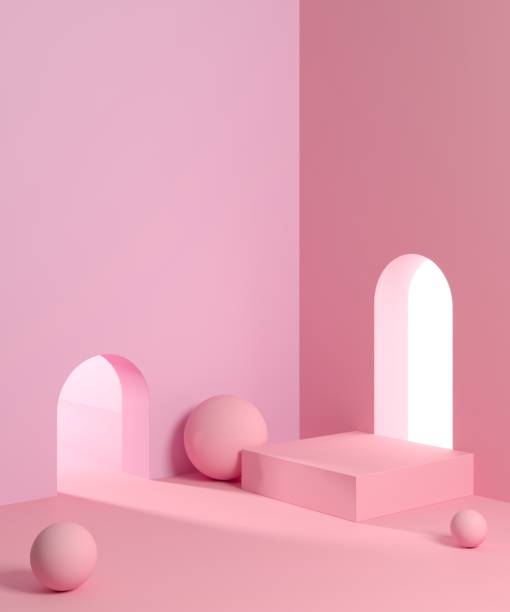istock Abstract background. mock up scene for product display. 3d render 1362001716