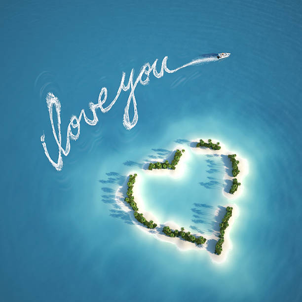 istock love message on the water 136200339
