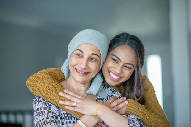 istock Cancer Patient with Her Daughter 1362003609