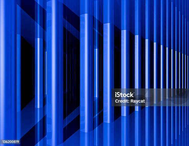 Reflexos - Fotografias de stock e mais imagens de Abstrato - Abstrato, Azul, Coluna arquitetónica
