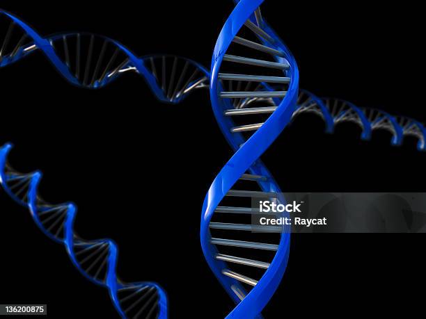 Dna Strands Stock Photo - Download Image Now - Abstract, Analyzing, Biological Cell
