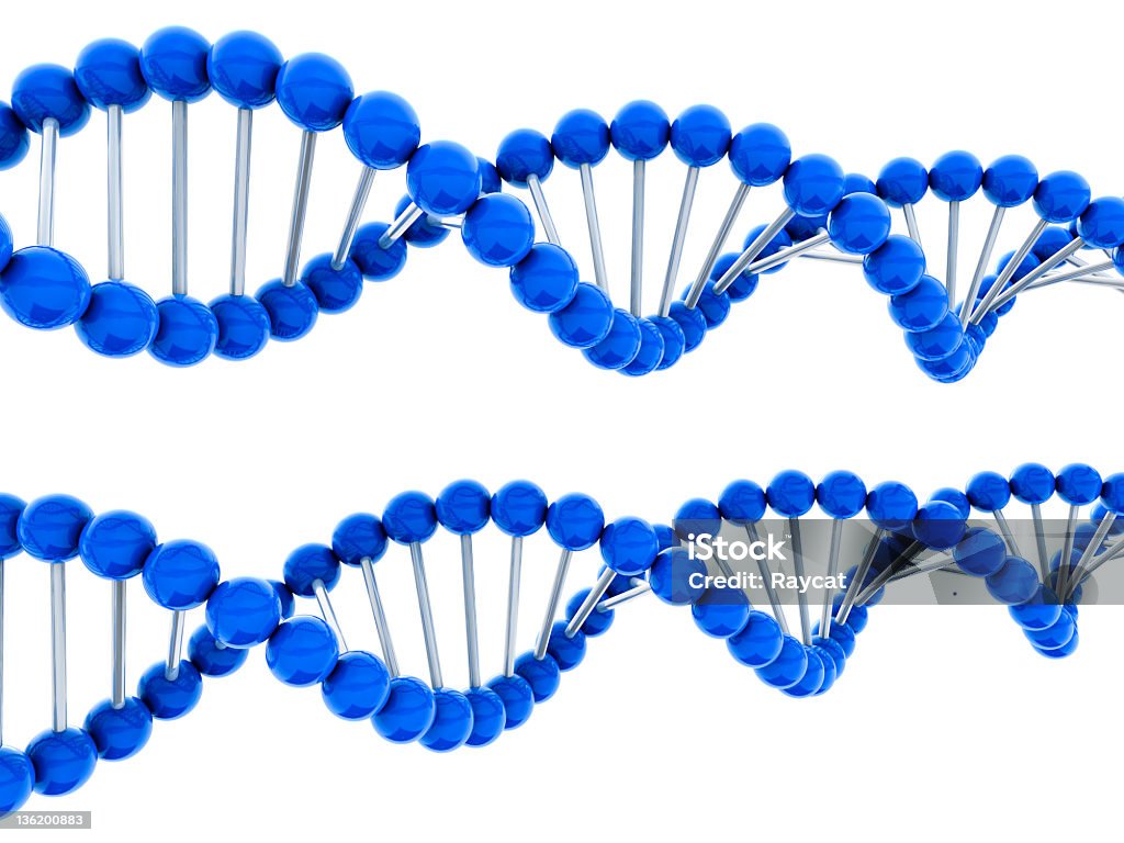 Stringhe di DNA - Foto stock royalty-free di Astratto