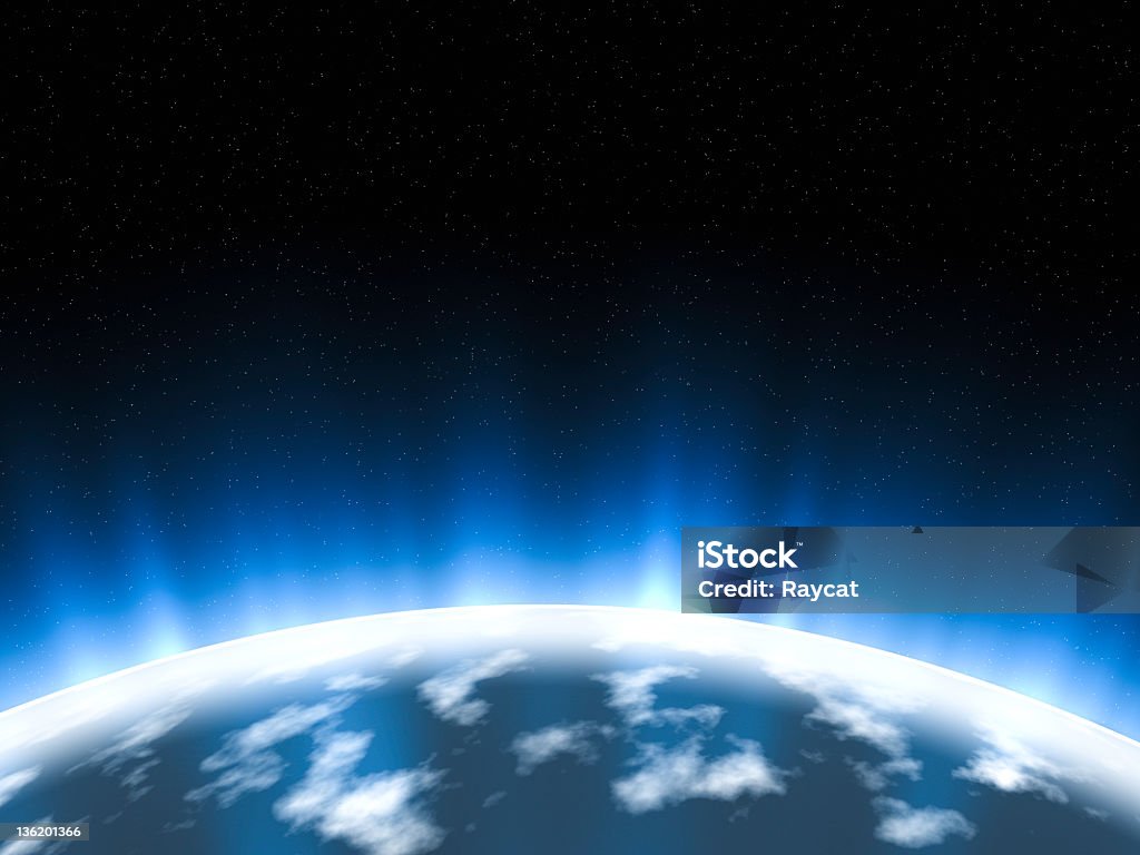 Earth Светящийся - Стоковые фото Аура роялти-фри