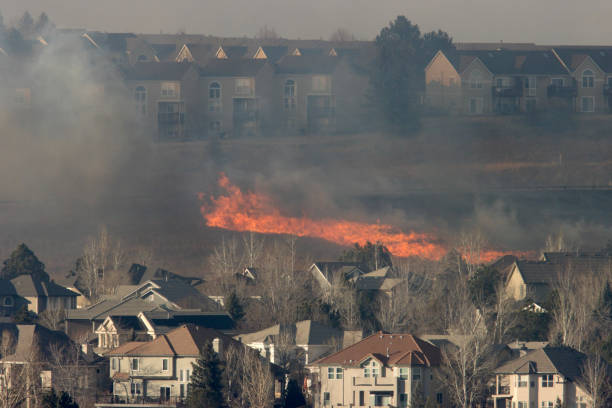 istock Apocalyptic wild fires burn grasslands Superior homes in Marshall fire outside Boulder Colorado 1362017466