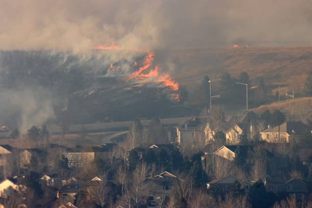 istock Apocalyptic wild fires burn grasslands Superior homes in Marshall fire outside Boulder Colorado 1362018137