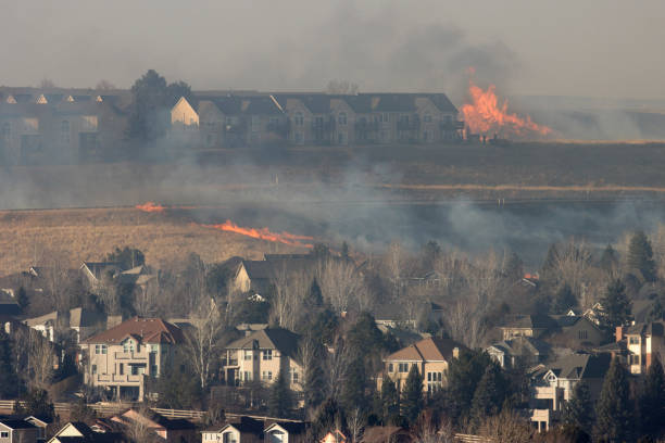 istock Apocalyptic wild fires burn grasslands Superior homes in Marshall fire outside Boulder Colorado 1362018144