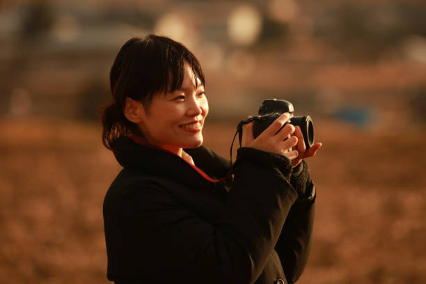 Woman taking a picture