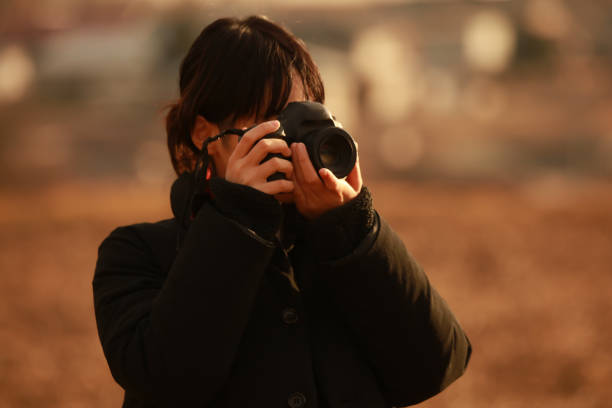 Woman taking a picture