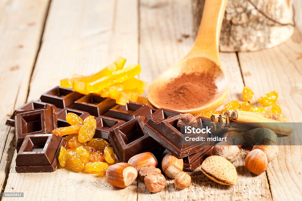 초콜릿, 향 및 식재료 - 로열티 프리 0명 스톡 사진