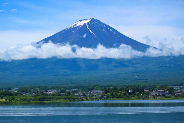 istock Japan Lake Kawaguchi view Mount Fuji 1362018320