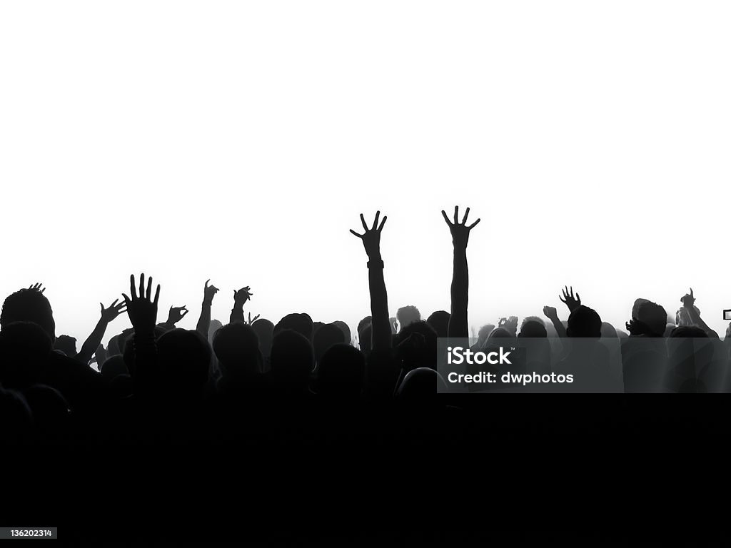 Посетители концерта - Стоковые фото Аплодировать роялти-фри