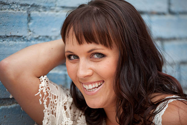istock Pretty girl smiling 136203986